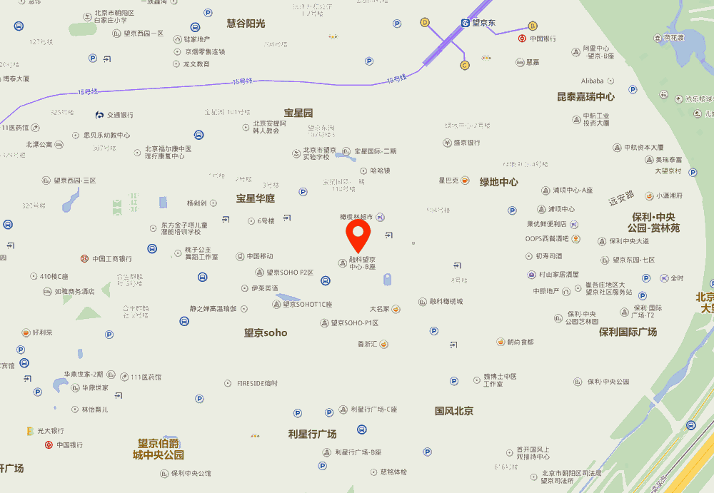 融科望京中心位置地图